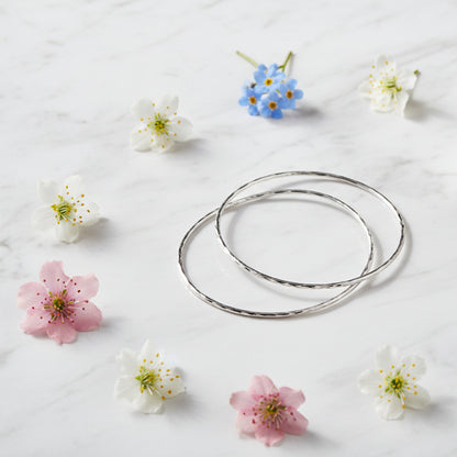 Classic European Inspired Large Hoop Earrings set in Platinum Plated Fine 925 Sterling Silver Capella Jewellery