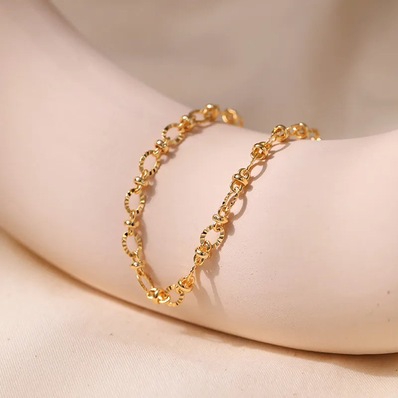 Classic Chic French Designed Choker Bracelet set in 18K Gold Plating