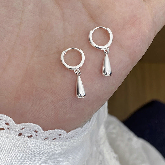 Classic European Teardrop Design Pendant Earrings set in 925 Pure Sterling Silver