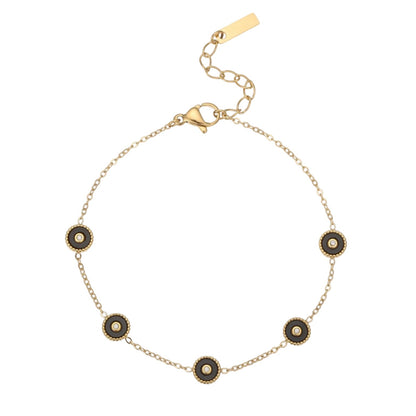 European Rome Inspired Deign Summer Necklace and Bracelet set in 18K Gold Plating Capella Jewellery