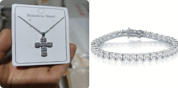 18K Gold Plated Zircon Crystal High-grade Tennis Full Diamond Bracelet