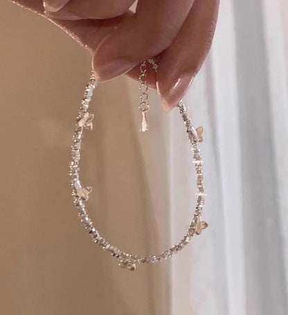 European Delicate Butterfly Bracelet Small Sweet Candy Pieces set in 925 Sterling Silver Capella Jewellery