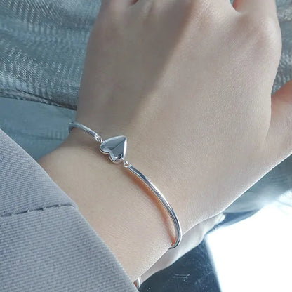 European Love Line 'INS Style' Solid Ring Bracelet set in 18K Gold Plated 925 Pure Sterling Silver Capella Jewellery