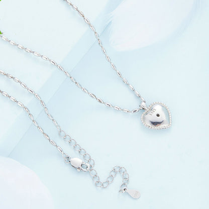 European Sweet Heart Natural Zircon Gemstone Pendant set in Platinum Plated 925 Sterling Silver Capella Jewellery