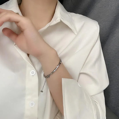 Modern French Chic Fragmented Candy Sweets Bracelet set in 18K Gold Plating Capella Jewellery