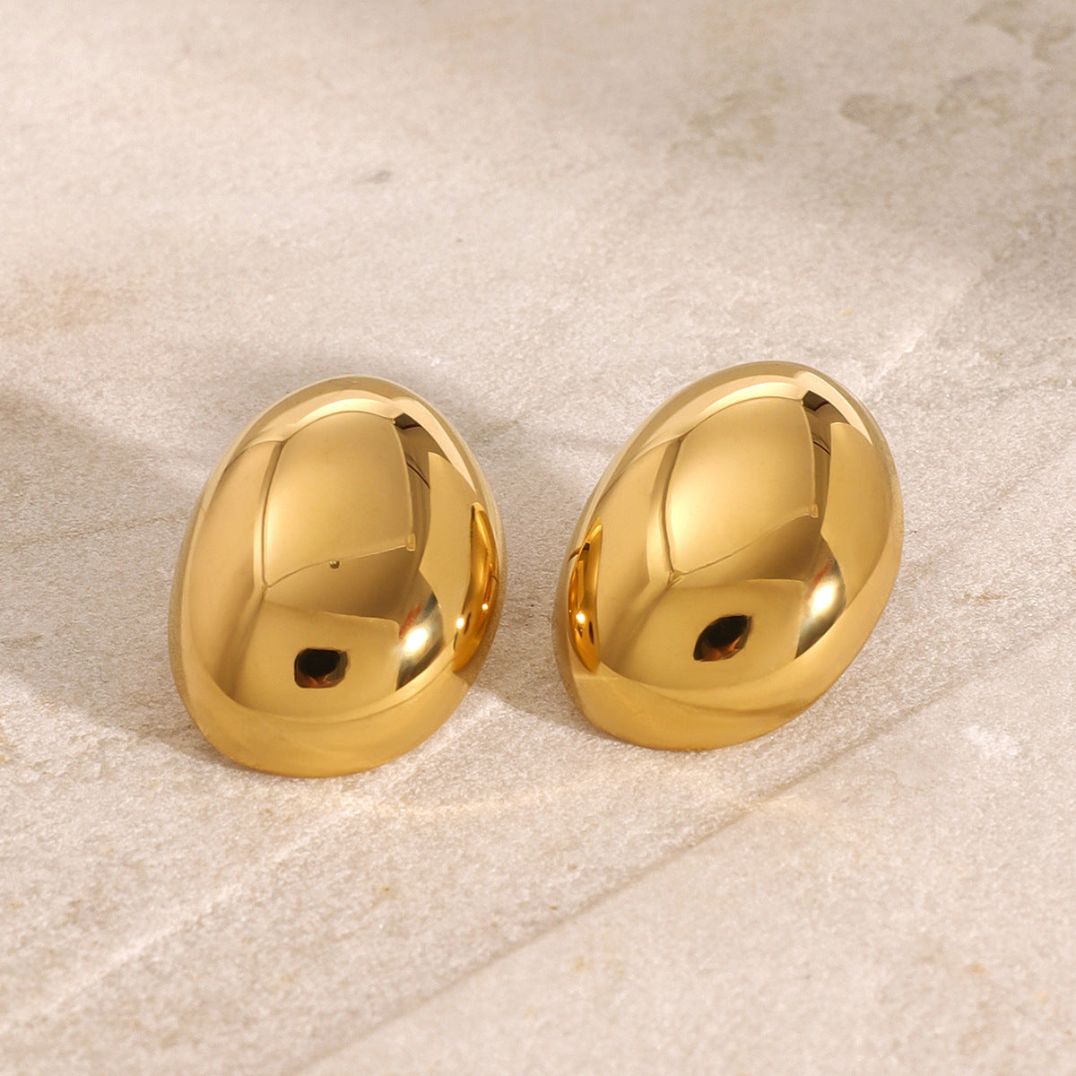 18K Gold Plated Titanium Earrings