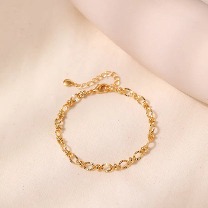 Classic Chic French Vintage Inspired Design Choker Bracelet set in 18K Gold Plating Capella Jewellery