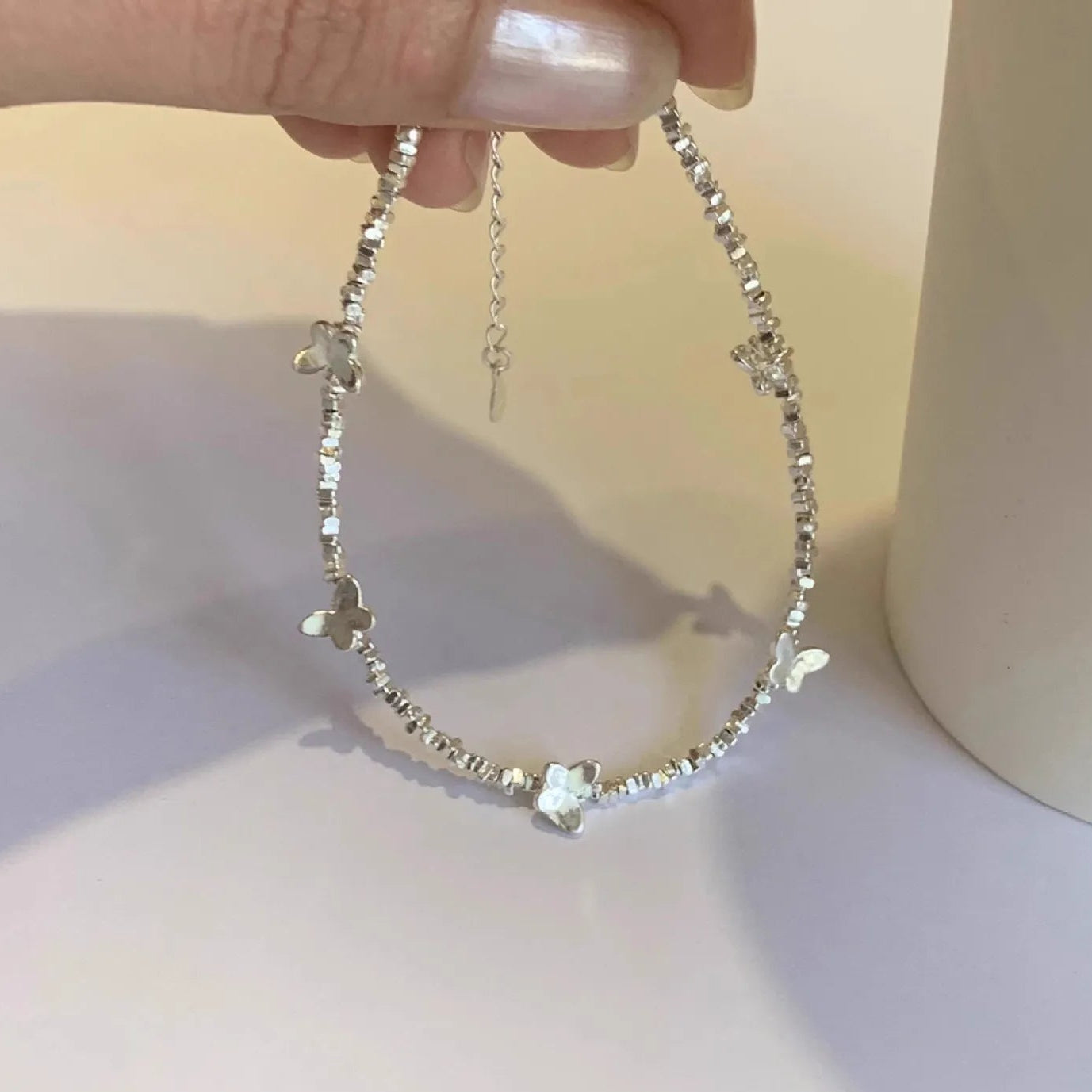 European Delicate Butterfly Bracelet Small Sweet Candy Pieces set in 925 Sterling Silver Capella Jewellery