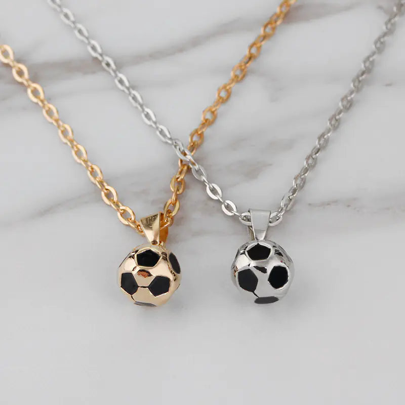 Boys' Personalized Football Necklace - Sports Jewelry