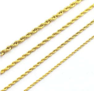 Gold Twisted Chain Necklace Jewelry