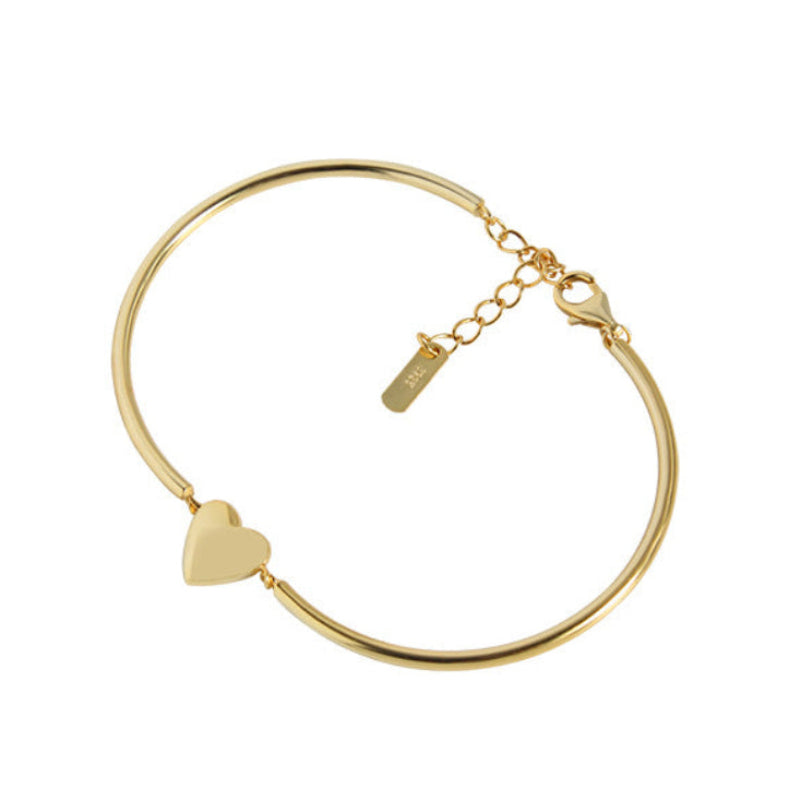 Love Line Snake Bone Bracelet set in 18K Gold Plated S925 Pure Sterling Silver