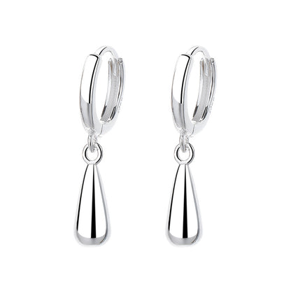 Classic European Teardrop Design Pendant Earrings set in 925 Pure Sterling Silver Capella Jewellery