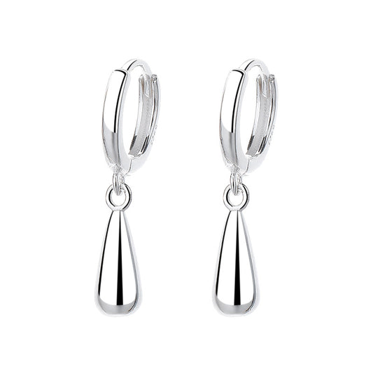 Classic European Teardrop Design Pendant Earrings set in 925 Pure Sterling Silver
