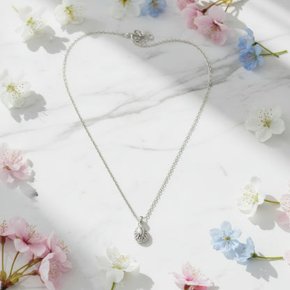 European Oval Drop Design 1 Carat Moissanite Necklace set in Platinum Plated 925 Silver (GRA) Capella Jewellery