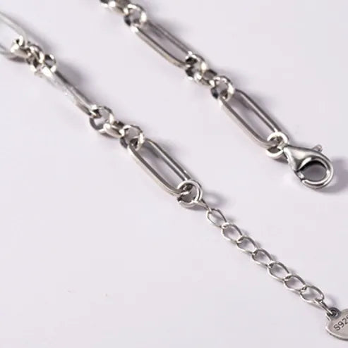 European Loving Heart Paper Clip Chain Bracelet set in Premium 925 Sterling Silver Capella Jewellery