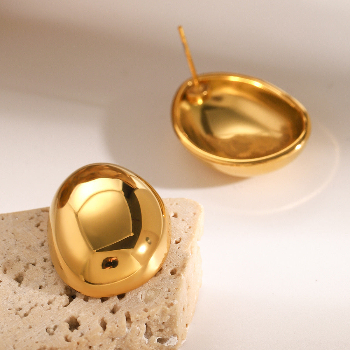 18K Gold Plated Titanium Earrings