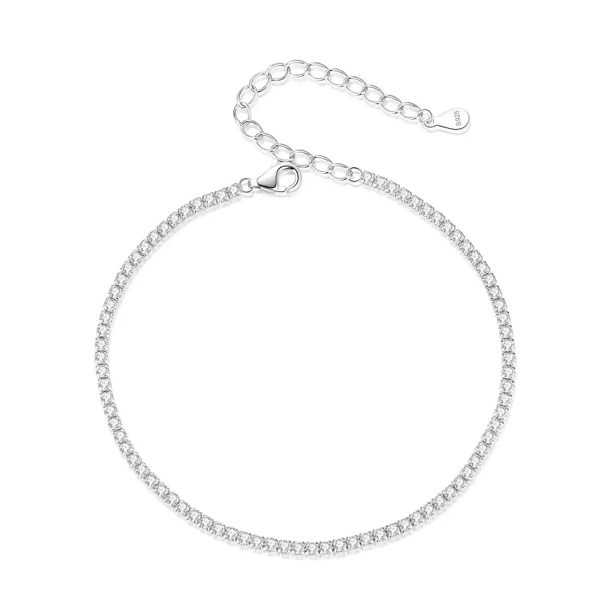 Stylish Pave Natural Zircon Gemstone Bracelet set in 18K Gold Plated 925 Sterling Silver