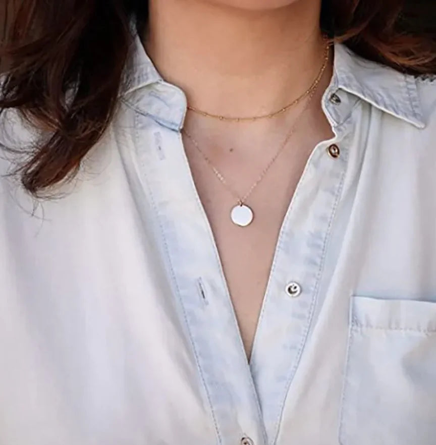 Personalized Double Layer Necklace Hot Selling