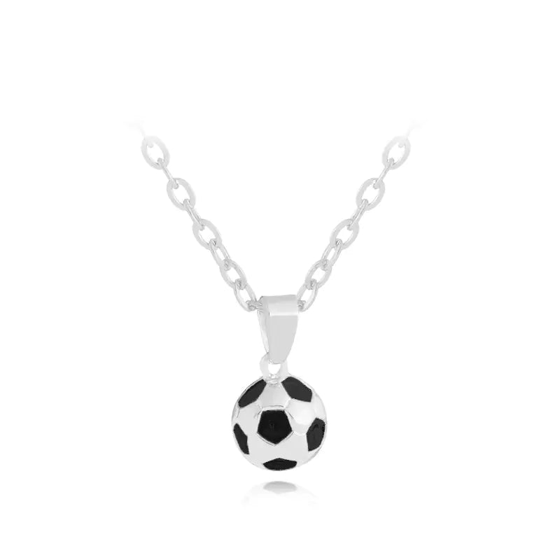 Boys' Personalized Football Necklace - Sports Jewelry